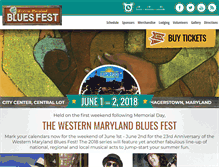 Tablet Screenshot of blues-fest.org
